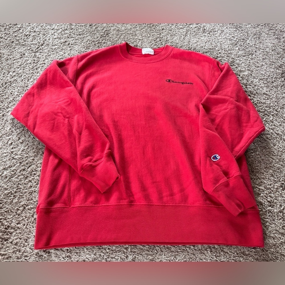 Champion Reverse Weave Crewneck Sweater Adult Size Large
